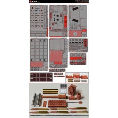 1/35 18t 'FAMO' (Sd.Kfz.9) with Flak 37 Gun Detail Parts for Tamiya/Border kits