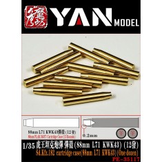 1/35 Tiger II 88mm L/71 KwK43 Shell Casings (12pcs)
