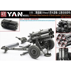 1/35 WWII German 150mm Six-Barrel Rocket Launcher Full Kit