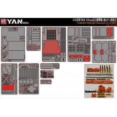1/35 US M40 155mm Self-Propelled Howitzer Detail Parts for AFV Club/Academy kits