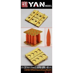 1/35 US M40 155mm Howitzer Shell Set (8 Rounds) Type 01