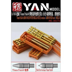 1/35 German 75mm Pak40 Ammo Box and Shell Set #2