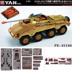1/35 German Sd.Kfz.234 4 Armoured Car Detail set for Rye Field #5118