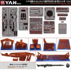 1/35 German Sd.Kfz.234 1 Armoured Recon Vehicle Detail set for Rye Field #5110/5154