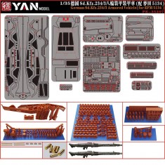 1/35 German Sd.Kfz.234 3 Armoured Car Detail set for Rye Field #5134