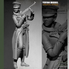 1/35 WWII German Female Officer (Fantasy)