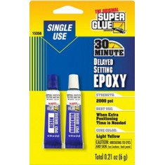 30-minute Single Use Epoxy - Light Yellow (0.21 oz / 6 g)