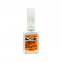 Plasti-Zap CA Super Glue Medium Viscosity for Plastics (1/3 oz / 9.35 g)