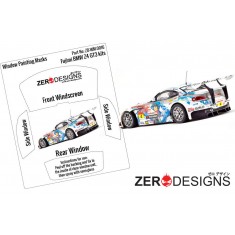 1/24 BMW Z4 GT3 Window Pre-Cut Painting Masks for Fujimi kits