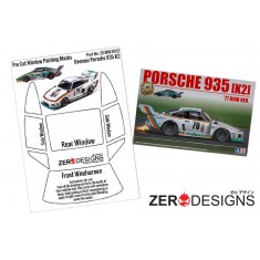 1/24 Porsche Kremer 935 K2 Window Pre-Cut Painting Masks for Beemax kits