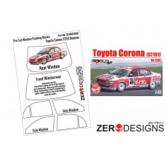 1/24 Toyota Corona ST191 Window Pre-Cut Painting Masks for Beemax kits