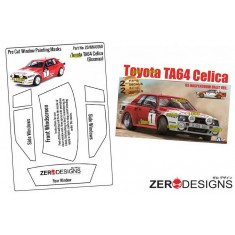1/24 Toyota Celica TA64 Rally Pre Cut Window Painting Masks for Beemax kits