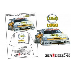 1/24 Opel Calibra V6 DTM Pre Cut Window Painting Masks for Tamiya kits