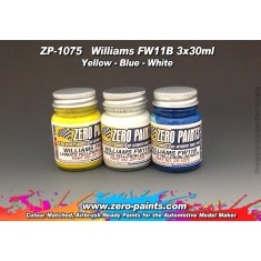 Williams FW11B Blue/Yellow Paint Set 3x30ml