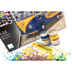 Lufthasa Samba Bus - Blue and Yellow Paint Set 2x30ml