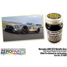 Mercedes AMG GT3 Metallic Grey (Matt) Paint 60ml for Tamiya Kit 24345