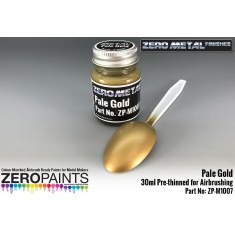 Pale Gold Paint - 30ml - Zero Metal Finishes