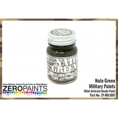 Zero Military Colour Paint - Nato Green BS285 (30ml)
