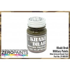 Zero Military Colour Paint - Khaki Drab (30ml)