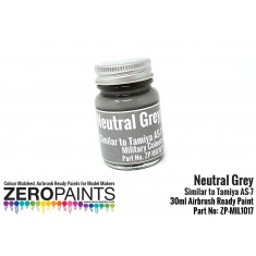 Zero Military Colour Paint - Neutral Grey (Similar to AS-7) (30ml)