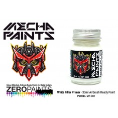 Mecha Paint - White Primer (30ml, pre-thinned ready for Airbrushing)