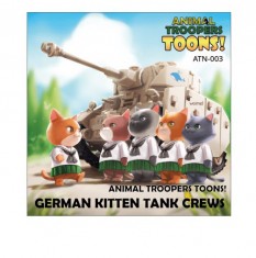 Animal Troopers TOONS! - German Kitten Tank Crews (5 cats)