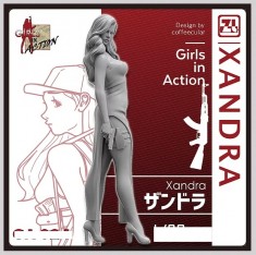 1/24 Girls in Action Series - Xandra (resin figure)