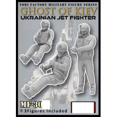 1/48 Ghost of KIEV - Ukrainian Jet Fighter (3 figures)