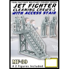 1/32 Jet Fighter Cleaning Crews -2 w/Access Stair