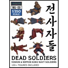 1/350 Joseon/Nippon Koku Navy Dead Soldiers (100+ figures)