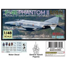 1/48 ROK F-4E Phantom II Retirement Ceremony Decal Set and 2 Spook Figures