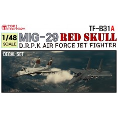 1/48 North Korean AF MIG-29 ''Red Skull'' Decal set