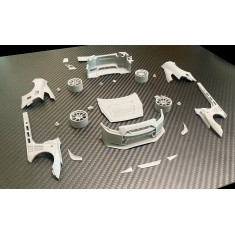 1/24 Nissan GT-R No.48 NILZZ Racing Go and Fun GT300 2024 Detail Set for Aoshima Kit