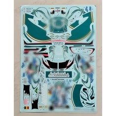 1/24 Mercedes AMG GT Evo Spa 24H 2019 Decal for Tamiya Kit