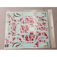 1/24 Nissan GT-R R35 BAPE LBWK Type 2 Decal for Aoshima Kit