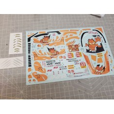 1/24 Audi R8 LMS GT3 2024 Shanghai 8H Decal for Meng NuNu Kit