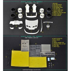 1/24 Toyota Supra (JZA80) TRD Transkit part set for Tamiya kit
