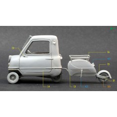 1/24 Peel P50 Full Resin kit