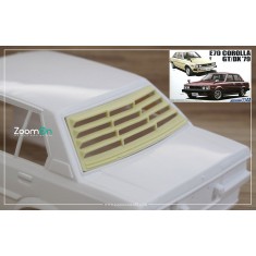1/24 Toyota Corolla E70 Window Louver for Aoshima kits