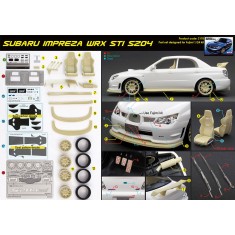 1/24 Subaru Impreza WRX STi S204 part set for Fujimi kit