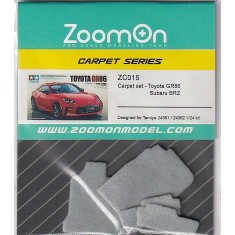 1/24 Toyota GR86 / Subaru BRZ # Light grey Carpet set for Tamiya 24361/24362