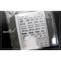 1/24 - 1/43 Ford Logo Metal Sticker