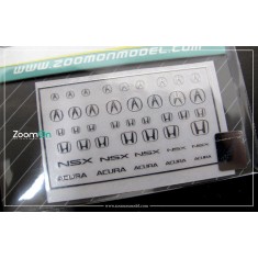 1/24 - 1/43 Honda and Acura Logo Metal Sticker