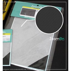 1/24 Carbon Fiber Decal - Twill Weave (Small: 190 x 130mm)