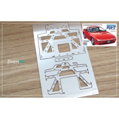 1/24 Mazda RX-7 FC Hood Structure (PE) for Tamiya kit