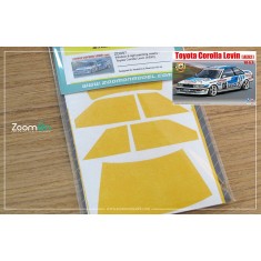 1/24 Toyota Corolla Levin (AE92) Window and Light Painting Masks for Aoshima/Beemax kit