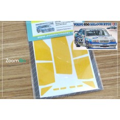 1/24 Volvo 850 Saloon Window and Light Painting Masks for Tamiya kit
