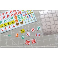 1/24 Car Licence Japanese option Decal and PE