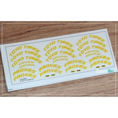 1/24 Tyre Letters (C) Decal for 15-17'' Wheels