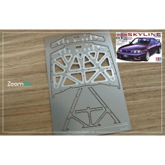 1/24 Nissan GT-R R33 Hood Structure (PE) for Tamiya kit